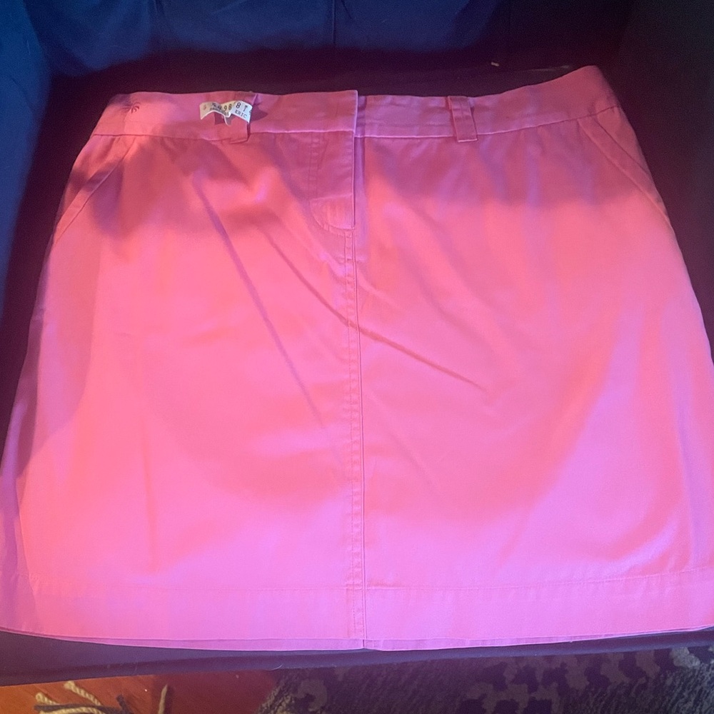 Lilly Pulitzer Pink Cotton Skirt | Size 10